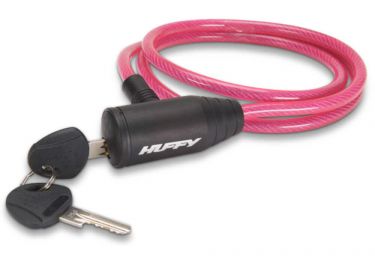 Huffy Translucent Cable Key Lock, Pink