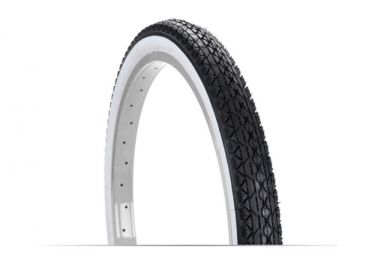 Huffy 24in x 2.125in Cruiser Bike Tire, Whitewall