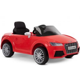 Audi TT S Roadster Battery Ride-On Car for Kids, Red, 12V