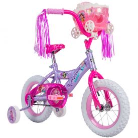 Disney Princess Girls' Bike, Purple, 12-inch