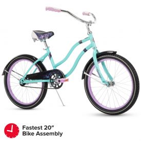 Fairmont Kid Bike Quick Assembly 20 inch Teal