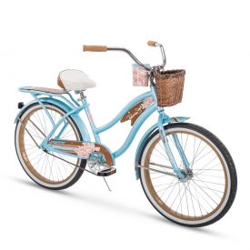 Panama Jack™ Women's Beach Cruiser Bike, Blue, 24-inch