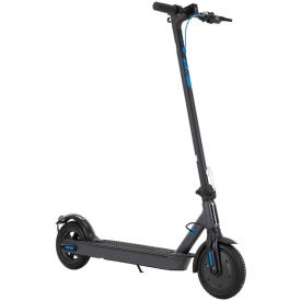 Black and blue electric scooter for adults