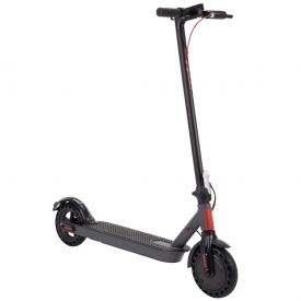 Huffy 36V Electric Folding Kick Scooter for Adults, Red and Black