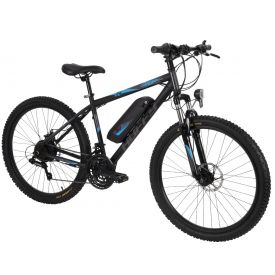 Bicicleta Eléctrica para Adultos marca Huffy, rodada 27.5”, color Azul