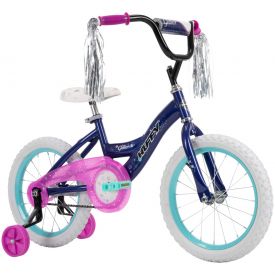 Dark purple girls bike