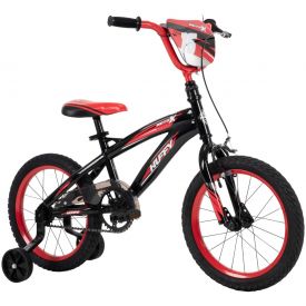 Huffy 16-inch bike in red and black