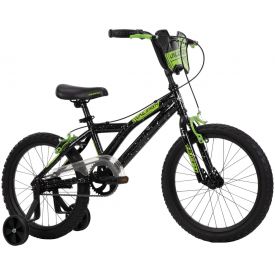 18 inch bicycle in green and black