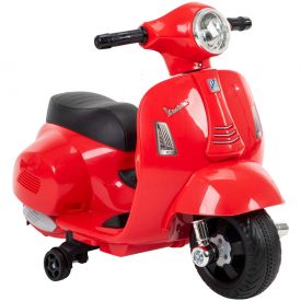 Vespa H1 Electric Toddler Ride-On Toy for Kids, Red, 6V