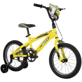 Huffy 16 inch bike with handbrakes and training wheels