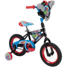 12" Marvel Avengers EZ Build bike for boys in black