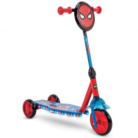 Spider-Man Electro-Light scooter with three wheels