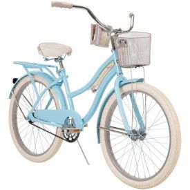 Sky blue 24" Nel Lusso women's bike