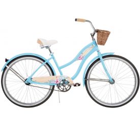 Women's Panama Jack beach style bike by Huffy in glossy light blue