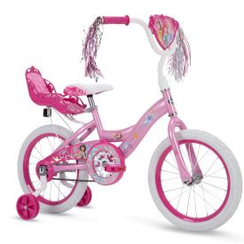 Disney Princess bike with doll carrier