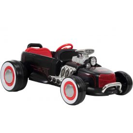 Rat Rod Ride-On Car, Black, 6V