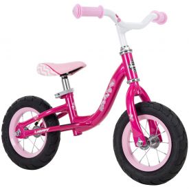 10-inch balance bike in hot pink